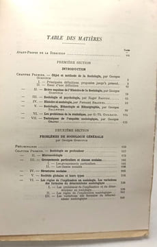 Traité de sociologie. Tome premier. Introduction. Sociologie générale. Morphologie sociale. Sociologie économique. Sociologie industrielle + Tome ...