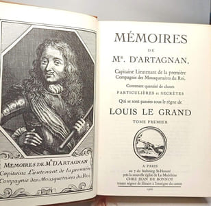 Mémoires de M. d'Artagnan Capitaine Lieutenant de la première compagnie des Mousquetaires du Roi. Complet en 3 volumes