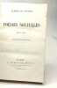 Poesies nouvelles. Alfred de Musset