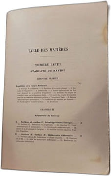 Cours de l'École navale. Théorie du navire. A. Felix