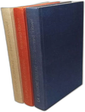 Les colonnes du ciel: T.2: la lumière du lac + T.3: La femme de guerre + T.4: Marie bon pain --- 3 livres. Clavel