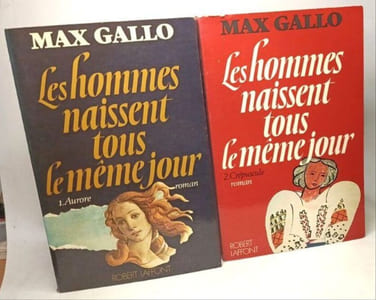 15 volumes - Bleu Blanc Rouge (Tome 1 à 3 + Le regard des peintres) + Les hommes naissent tous le même jour (T.1 & 2) + La baie des anges (T. 1&2) + Les patriotes (T.1) + La part de Dieu +
