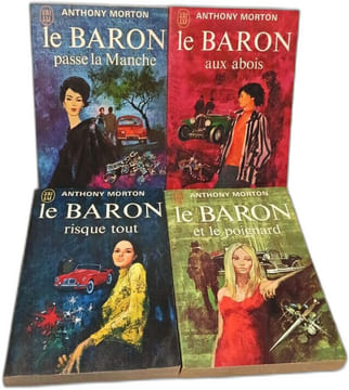 16 livres: Le baron et le fantôme; l'ombre du Baron; le Baron et le poignard; le Baron risque tout; le Baron aux abois; le Baron passe la manche; le ...