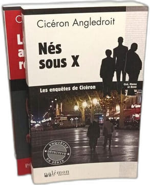 Sois Zen et tue-le + Le moine au tablier rouge + Nés sous X --- 3 livres. Angledroit Cicéron