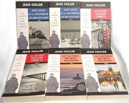 38 volumes édités entre 1998 et 2021 (voir description) - La cité des dogues; brume sous le grand pont; mort d'une rombière; aller simple pour ...