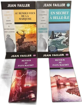 38 volumes édités entre 1998 et 2021 (voir description) - La cité des dogues; brume sous le grand pont; mort d'une rombière; aller simple pour ...