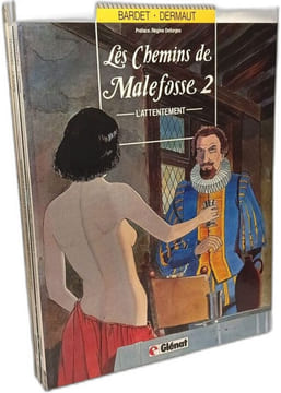 Chemins de malefosse - TOMES 1 à 4: le diable noir; L'attentement; La vallée de misère; Face de suie. Bardet+Dermaut