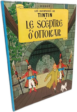 8 albums: On a marché sur la Lune; Le crabe aux pinces d'or; Tintin au pays de l'Or Noir; Les cigares du pharaon; Le trésor de Rackham le rouge; le ...