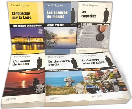 12 romans - Crépuscule sur la Loire; Les silences du marais; Les empochés de Saint-Nazire; L'inconnu de Nantes; Le cimetière perdu; La dernière mise ...