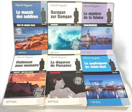 12 romans - Crépuscule sur la Loire; Les silences du marais; Les empochés de Saint-Nazire; L'inconnu de Nantes; Le cimetière perdu; La dernière mise ...