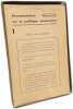 Documentation sur la politique communiste. Elections législatives de 1956 - fiches 1 à 40 (la fiche 32 n'existe pas). Parti