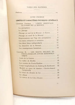 L'Afrique Noire Occidentale Esquisse des Cadres Géographiques. E.F. Gautier