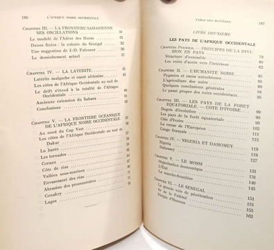 L'Afrique Noire Occidentale Esquisse des Cadres Géographiques. E.F. Gautier