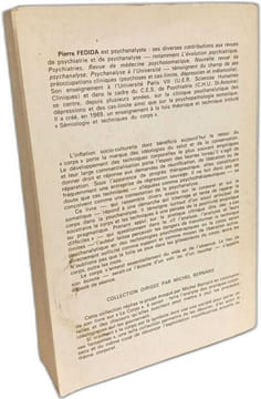 Corps du vide et espace de séance. Fédida  Pierre