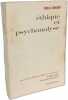 Ethique et Psychanalyse. Erikson Erik H