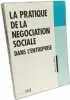 Pratique négociation sociale entreprise (Livres de Gesti). Birien Jean-Louis
