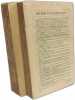 LA FAILLITE DE LA PAIX (1918-1939) Tome 1 : de Rethondes à Stresa (1918-1935) + Tome 2: De l'affaire éthiopienne à la guerre (1936-1939) - Collection ...