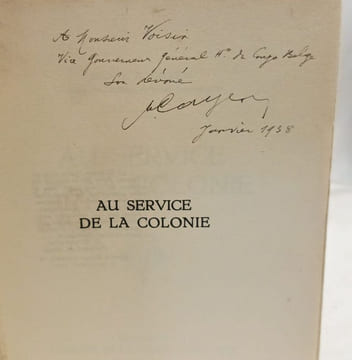 Au service de la colonie - avec envoi de l'auteur. A. Cayen (Major)