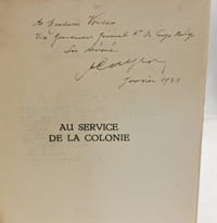 Au service de la colonie - avec envoi de l'auteur