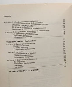 Le processus de changement en thérapie + L'école de Palo Alto --- 2 livres