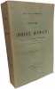 Histoire du droit romain TOME PREMIER ET SECOND - traduit par Carrère et Fournier sur la 3E éd. revue et augmentée par l'auteur. Bonfante Pietro