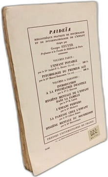 L'enfant instable - probleme clinique individuel -probleme social - paideia bibliotheque pratique de psychologie et de psychopathologie de l'enfant ...