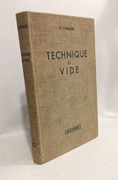 Technique du Vide. A.L. Teilland