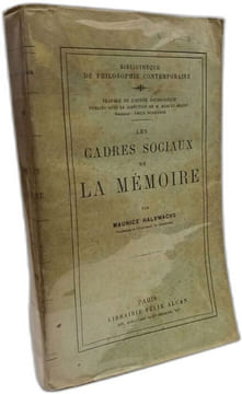 Les cadres sociaux de la mémoire. Maurice Halbwachs