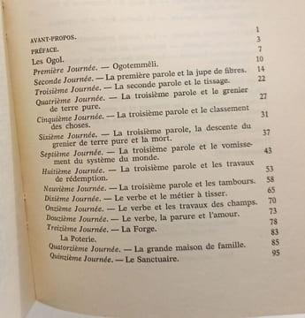 Dieu d'eau entretiens avec Ogotemmeli. Griaule Marcel