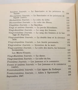 Dieu d'eau entretiens avec Ogotemmeli