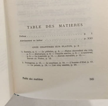 Idées. Introduction à la philosophie : Platon Descartes Hegel Comte. Préface de S. de Sacy. Alain