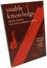 Usable Knowledge: Social Science and Social Problem Solving. Cohen Davis K