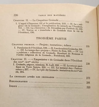 La chrétienté et l'idée de croisade - tome 1: Les premières croisades + tome 2: - recommencements nécessaires XIIe - XIIIe siècles / l'évolution de ...