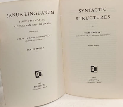 Syntactic structures - Janua Linguarum n°4. Noam Chomsky