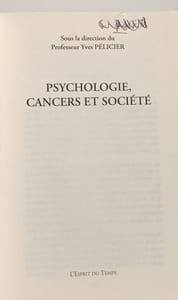 Psychologie cancers et société
