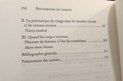 Recherches de visages: Une actualité de la psychanalyse