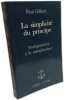 Simplicite du principe : prolegomenes a la metaphysique. GILBERT PAUL