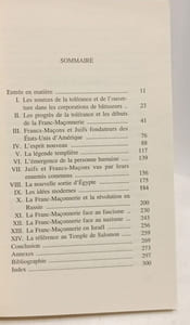 Juifs et Francs-maçons: Les Bâtisseurs de temples