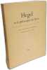 Hegel et la philosophie du droit. Weil E