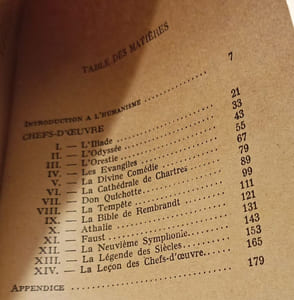Chefs-d'oeuvre introduction à l'humanisme / l'enfant et la vie