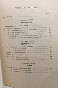 Systéme Grammatical de la Langue Francaise