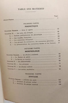 Systéme Grammatical de la Langue Francaise. Gougenheim Georges
