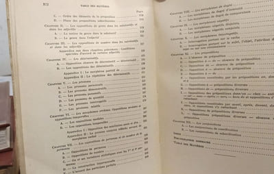 Systéme Grammatical de la Langue Francaise