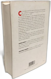 Nouveau Dictionnaire encyclopédique des sciences du langage