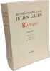 Romans Tome V : 1940-1947 --- Oeuvres compl&egrave;tes de Julien Green. Julien Green