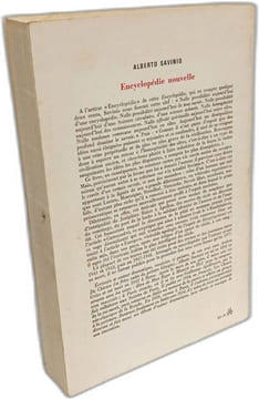 Encyclopédie nouvelle. Alberto Savinio