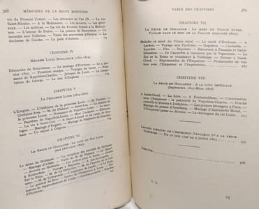 Mémoires de la Reine Hortense publiés par Le Prince Napoléon - Tome 1 et 2
