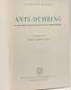 Anti-D&uuml;hring. Federico Engels