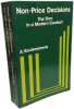 Non-Price Decisions: The Firm in a Modern Context. Koutsoyiannis A