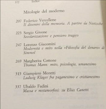 Mitologie della ragione (Biblioteca). Cometa M